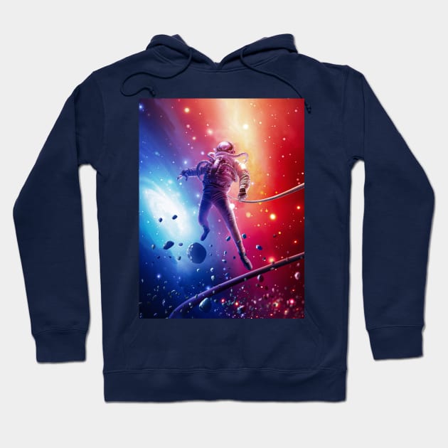 Spaceman Hoodie by Ergen Art